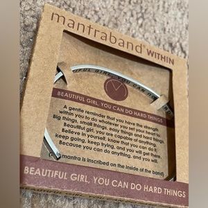 MantraBand silver cuff bracelet New In Box